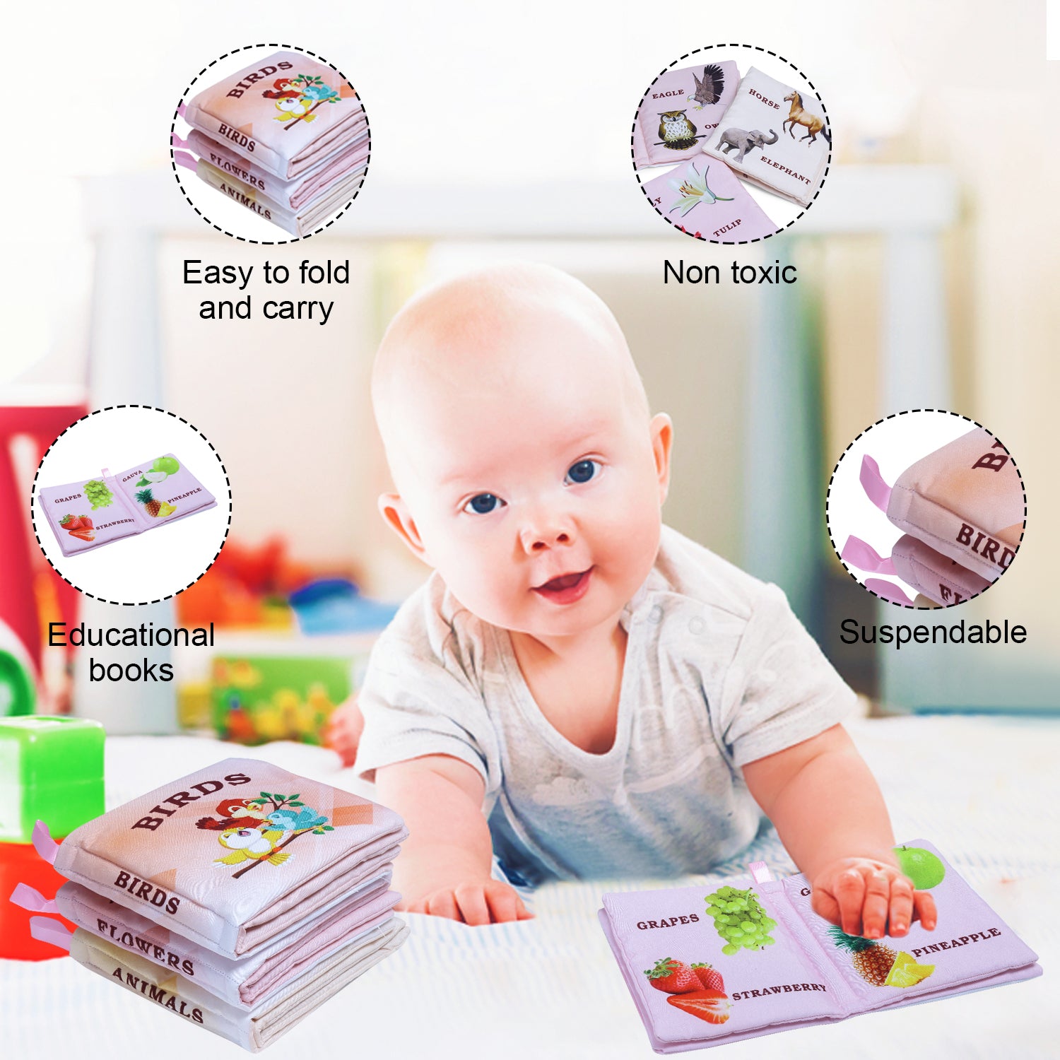 Cloth Book for Babies - outlet Nuclear